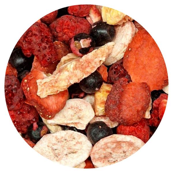 Obstsalat gefriergetrocknet